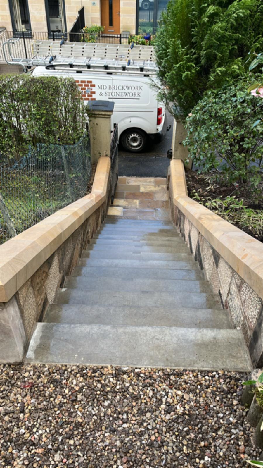 Stone Steps: View 1 - after